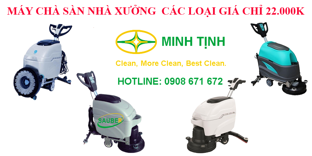 Máy chà sàn nhà xưởng các loại giá rẻ