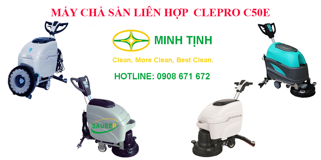 MÁY CHÀ SÀN LIÊN HỢP CLEPRO C50E | MINH TỊNH