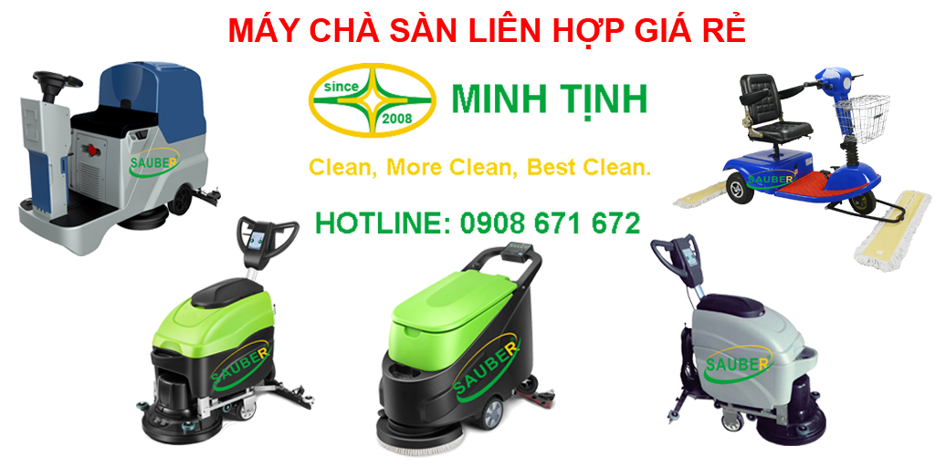 Máy chà sàn liên hợp giá rẻ là một trong những thiết bị vệ sinh làm sạch