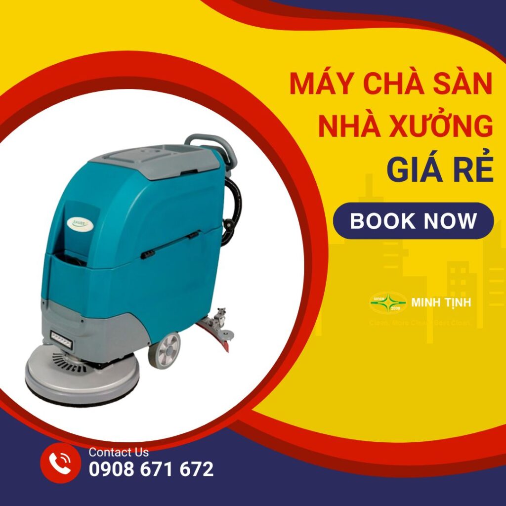 Máy chà sàn nhà xưởng giá rẻ