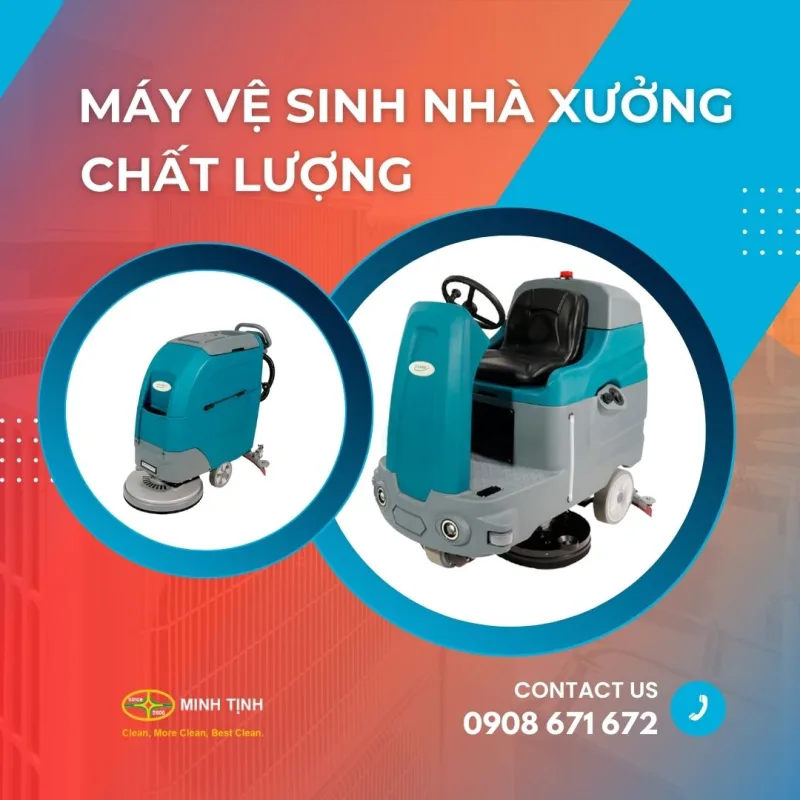 Máy vệ sinh nhà xưởng chất lượng