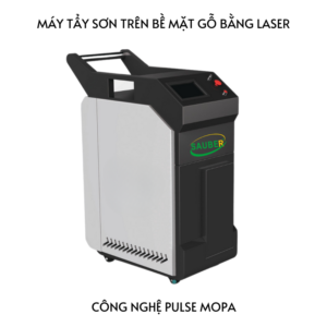 Máy tẩy sơn trên bề mặt gỗ bằng laser